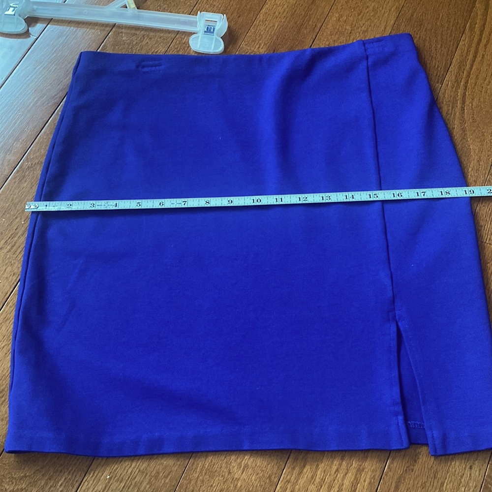 Royal Blue pull on skirt - Picture 7 of 7
